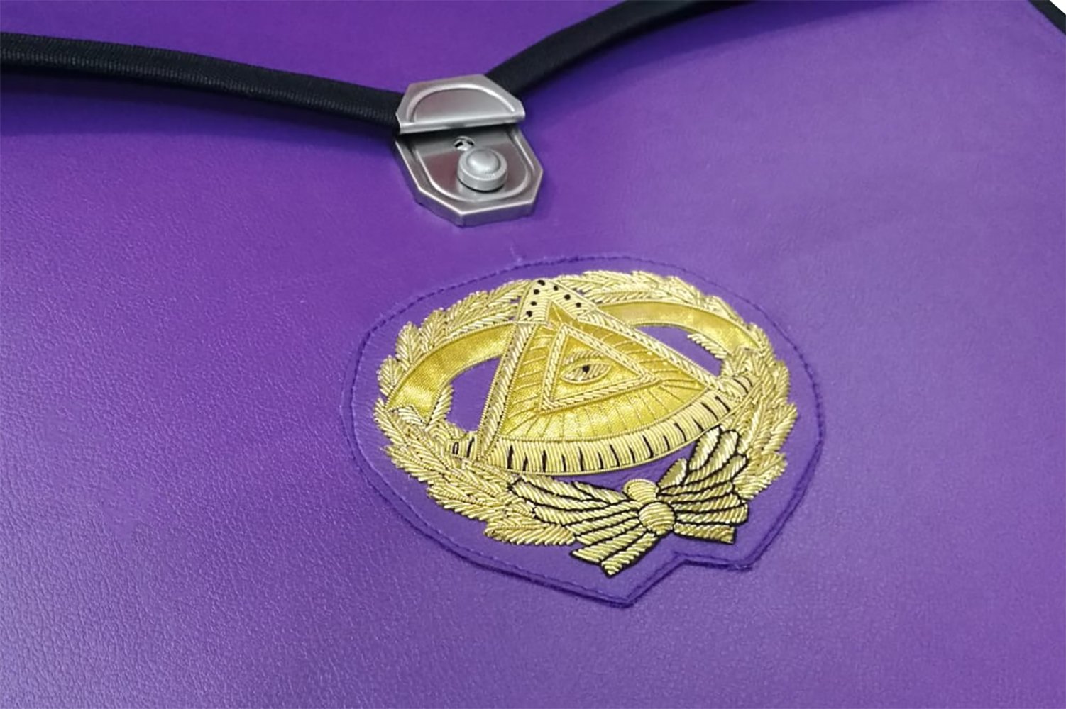 Masonic MM/WM and Provincial Full Dress Grand Master Purple Cases II - Bricks Masons