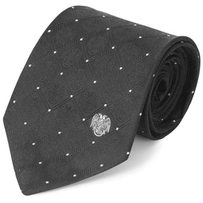 32nd Degree Scottish Rite Necktie - Black With Wings Down Emblem - Bricks Masons