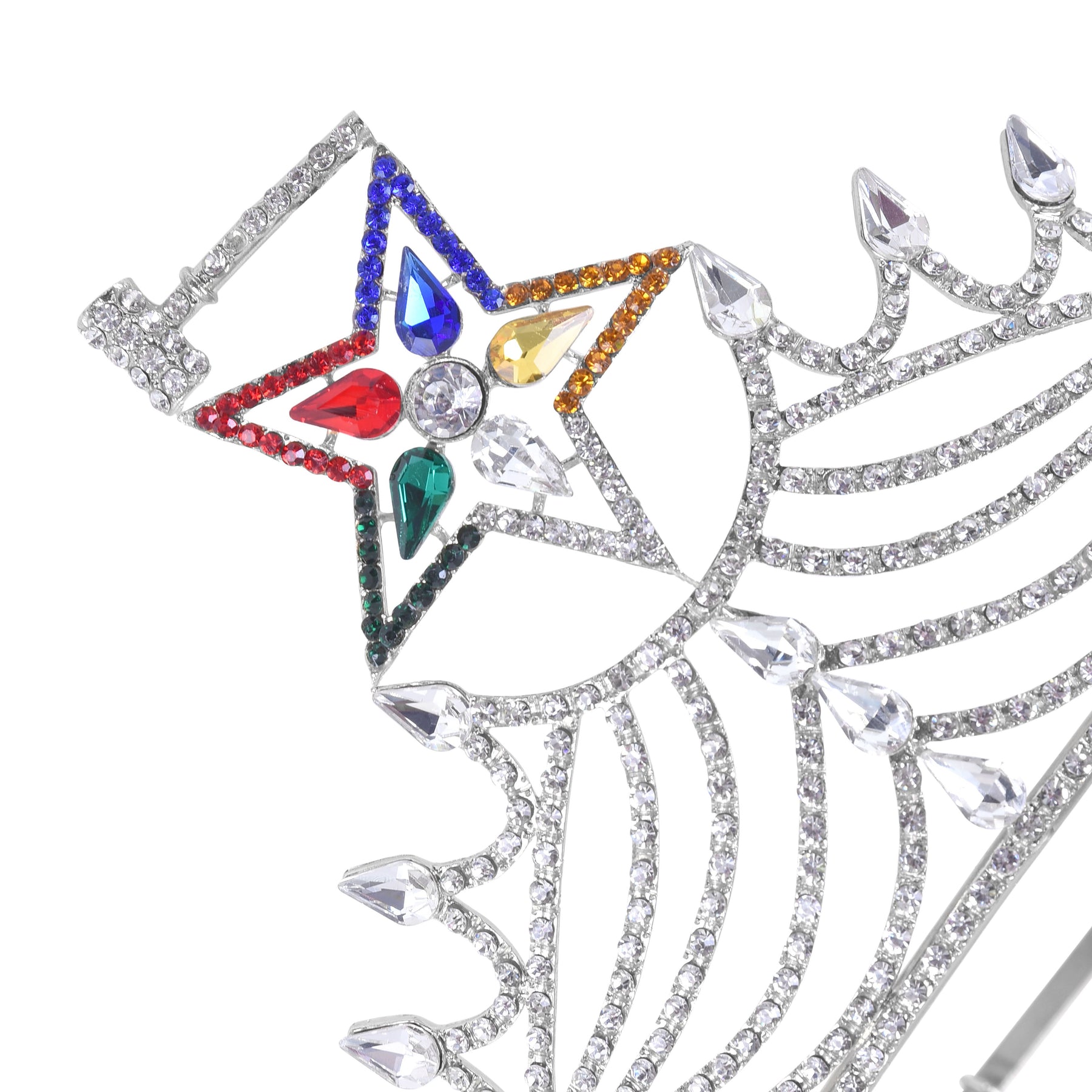 Worthy Matron OES Crown - Silver - Bricks Masons
