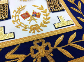 Craft Grand Standard Bearer Full Dress Apron - Bricks Masons