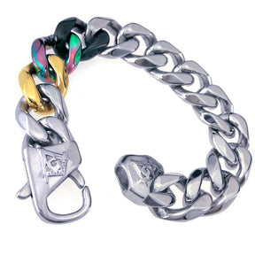 Master Mason Blue Lodge Bracelet - Four Colors stainless steel - Bricks Masons