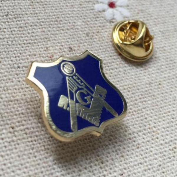 Blue Lodge Badge Square and Compass with G Masonic Lapel Pin - Bricks Masons
