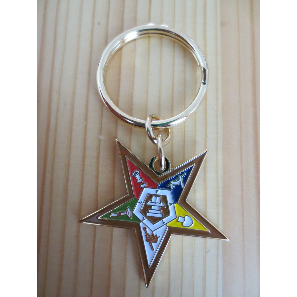 Order of the Eastern Star Masonic Key Chain - Bricks Masons