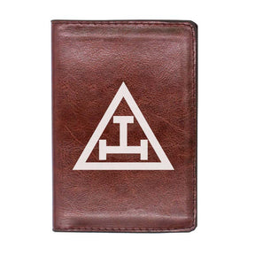 Royal Arch Chapter Wallet - Black & Brown - Bricks Masons