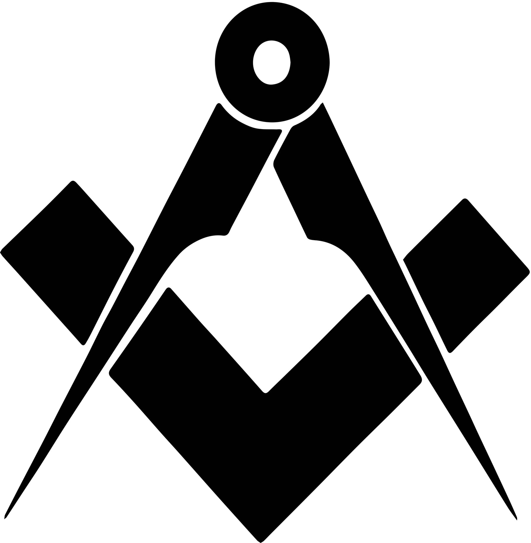 Master Mason Blue Lodge Chess Set - Hand Workmanship Patterns - Bricks Masons