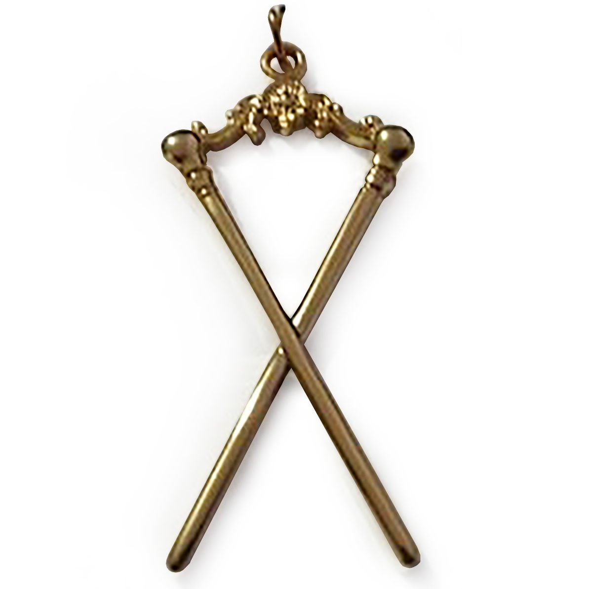 Masonic Gold Collar Jewel - Master of Ceremonies / Ritualist / Ritual Directorë_ - Bricks Masons
