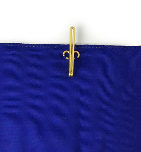 Provincial Mark Collar - Pink & Blue with Gold Fringe - Bricks Masons