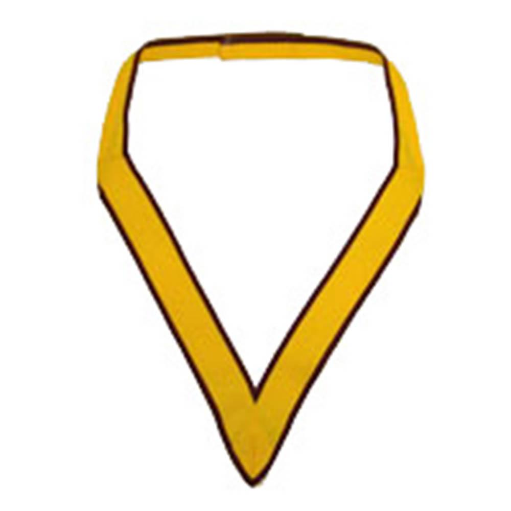Grand Officers Order of The Secret Monitor AMD Collarette - Yellow - Bricks Masons
