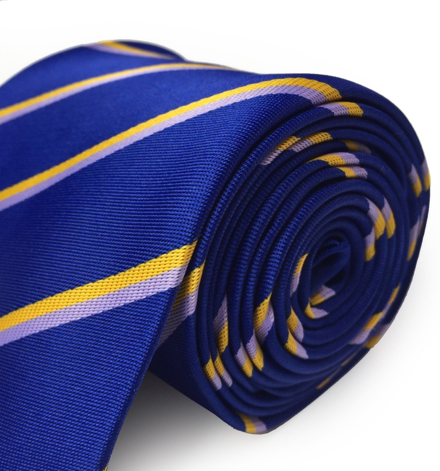 Order of The Secret Monitor AMD Necktie - Blue withe Stripes - Bricks Masons
