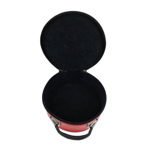 Past Grand High Priest Royal Arch Chapter Crown Cap Case - Red Leather - Bricks Masons
