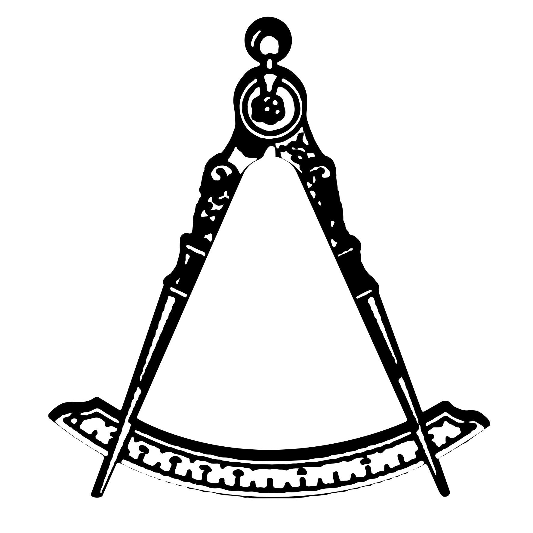 Past Master Blue Lodge Umbrella - Three Folding Windproof - Bricks Masons