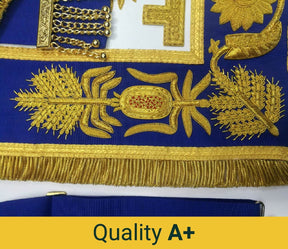 Grand Officers Blue Lodge Apron - Various Embroideries - Bricks Masons