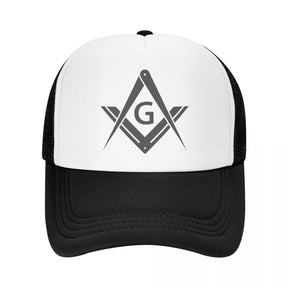 Master Mason Blue Lodge Baseball Cap - Square and Compass with G Adjustable (Various Colors)