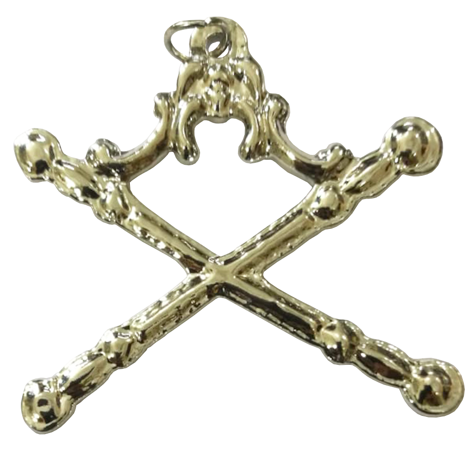 Masonic Regalia Silver Collar Jewel - Marshal - Bricks Masons