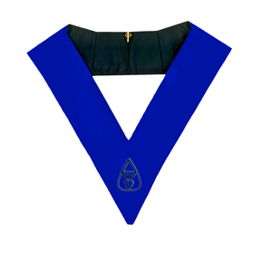 Super intendent of Works Blue Lodge Collar - Royal Blue - Bricks Masons