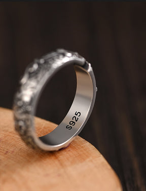 Eye Of Providence Ring - Adjustable 925 Sterling Silver - Bricks Masons