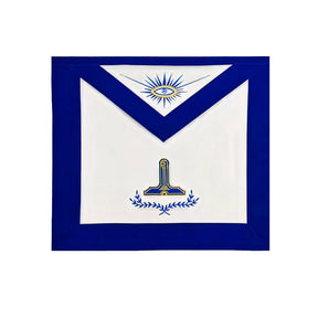 Senior Warden Blue Lodge Apron - Royal Blue - Bricks Masons