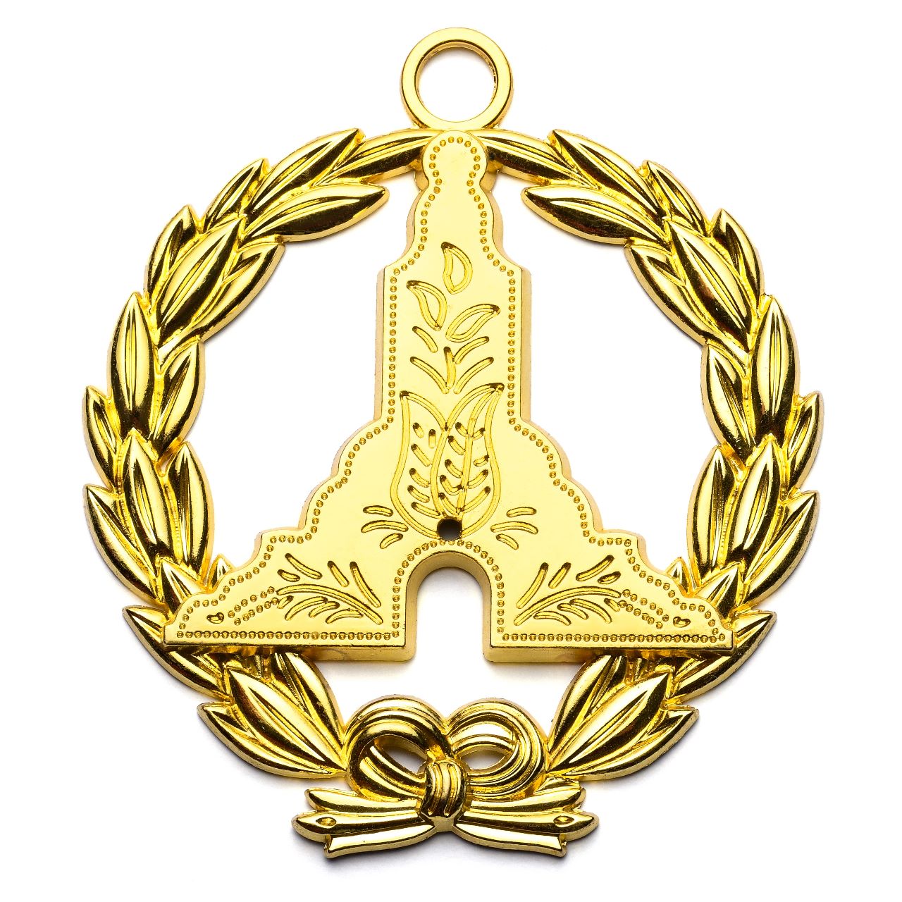 Senior Warden Blue Lodge Collar Jewel - Gold Plated - Bricks Masons