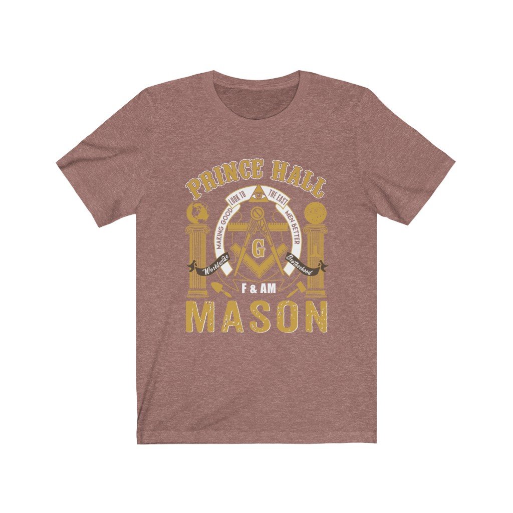 Masonic T-Shirt - Prince Hall - Bricks Masons