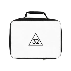 32nd Degree Scottish Rite Lunch Bag - Black & White - Bricks Masons