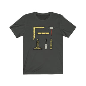Masonic T-Shirt - Masonic Tools - Bricks Masons