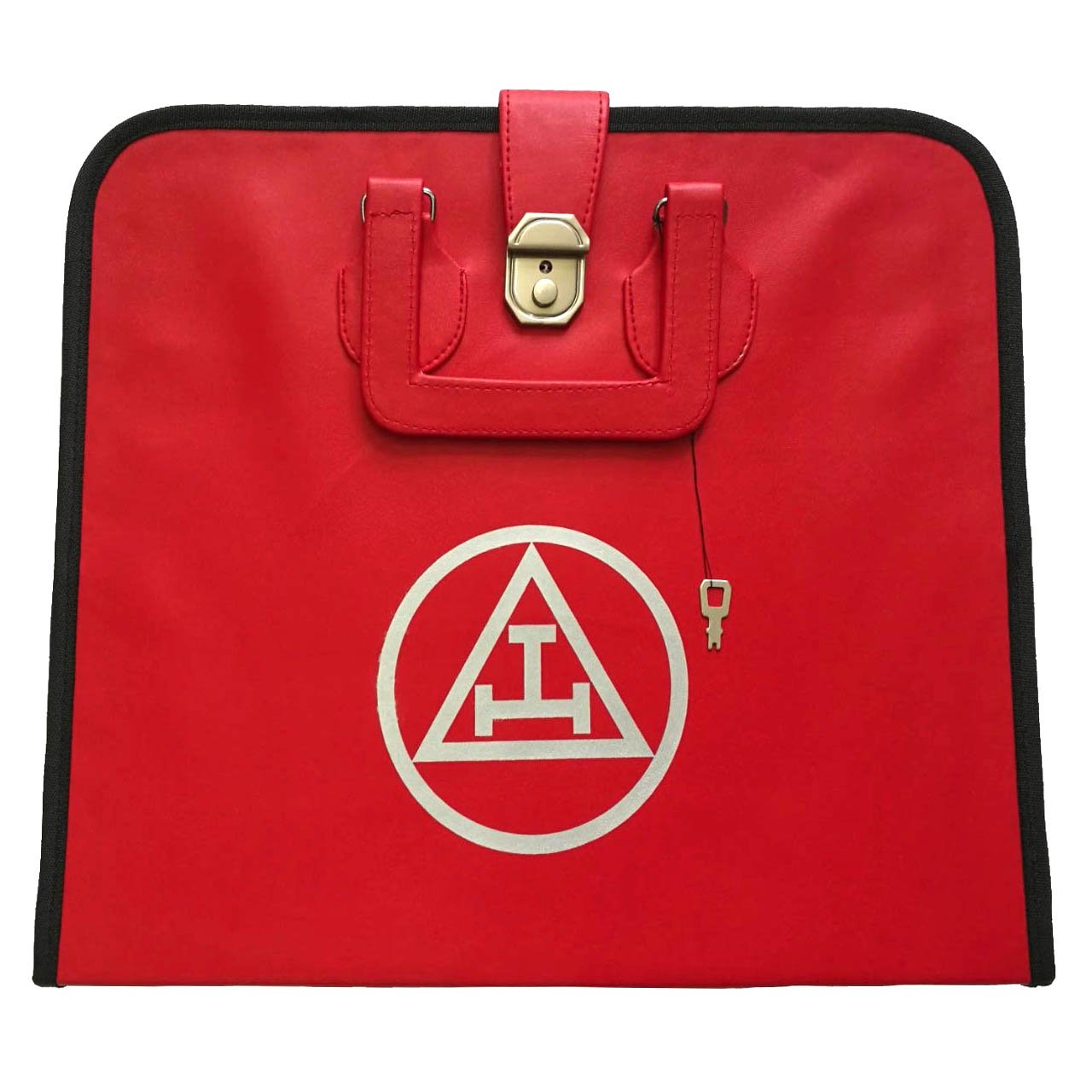 Royal Arch Chapter Apron Case - Red Imitation Leather MM, WM, Provincial - Bricks Masons