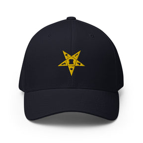 OES Baseball Cap - Golden Embroidery - Bricks Masons
