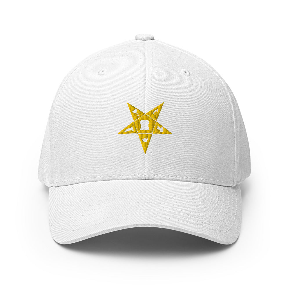 OES Baseball Cap - Golden Embroidery - Bricks Masons