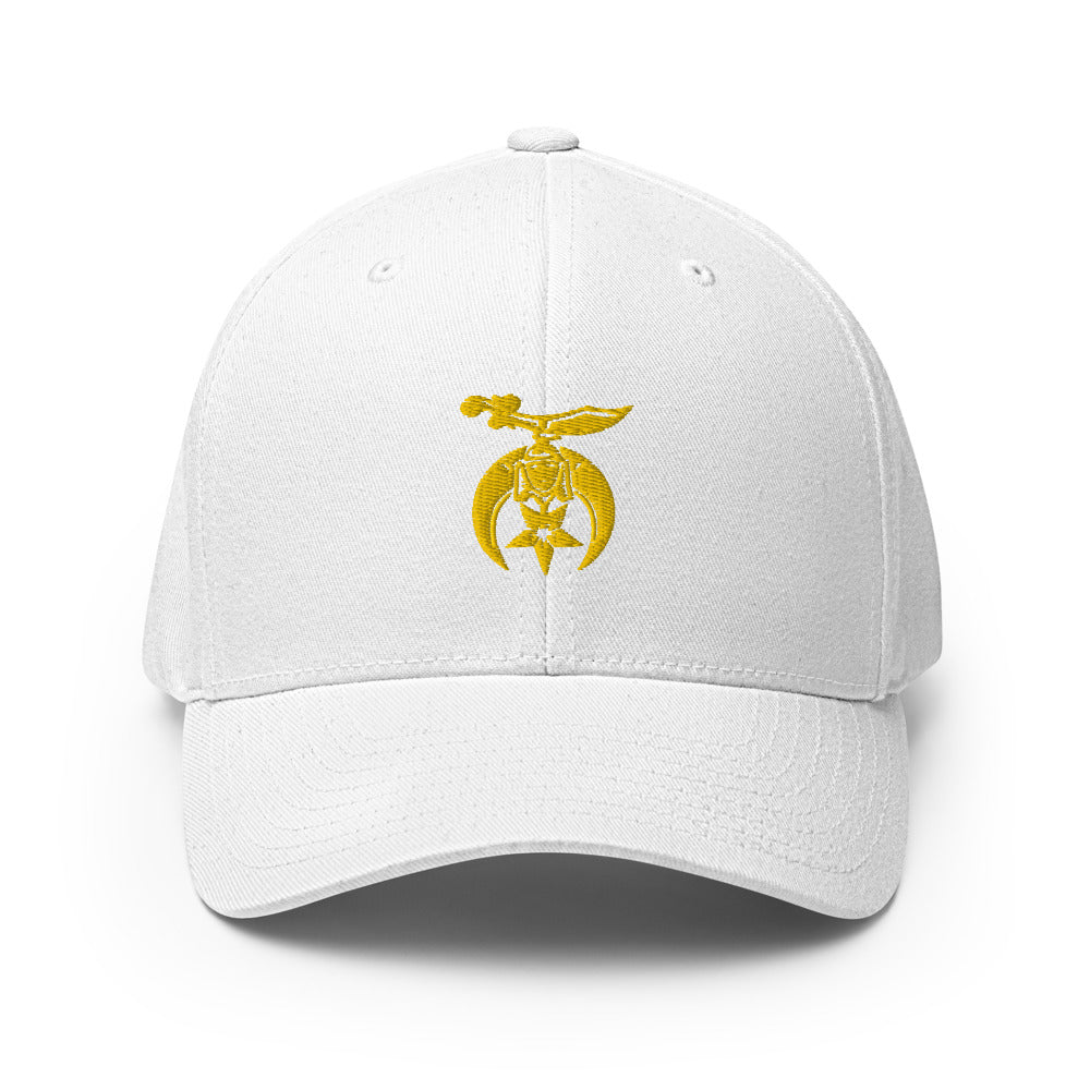 Shriners Baseball Cap - Golden Embroidery - Bricks Masons