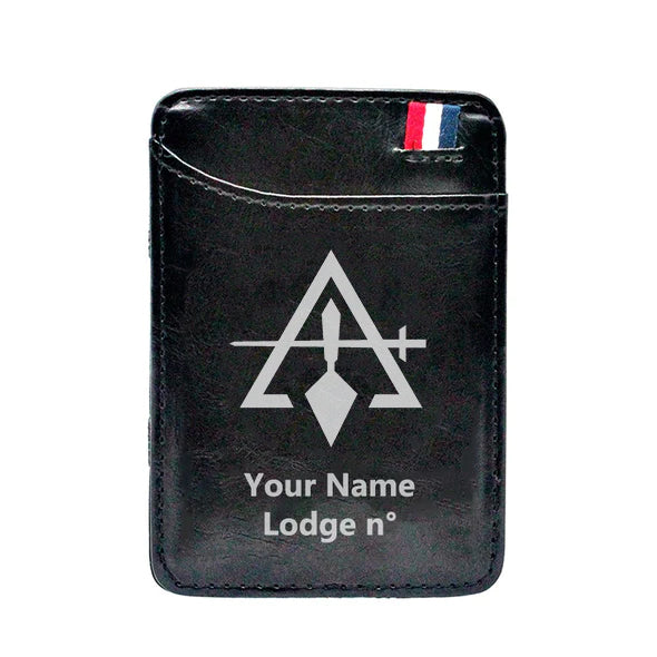 Council Wallet - Black & Brown - Bricks Masons