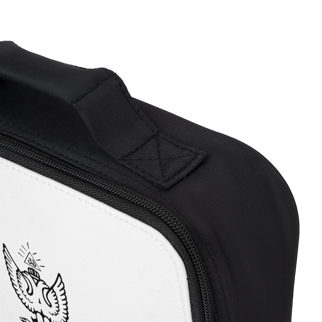 33rd Degree Scottish Rite Lunch Bags - Wings Up Black & White - Bricks Masons
