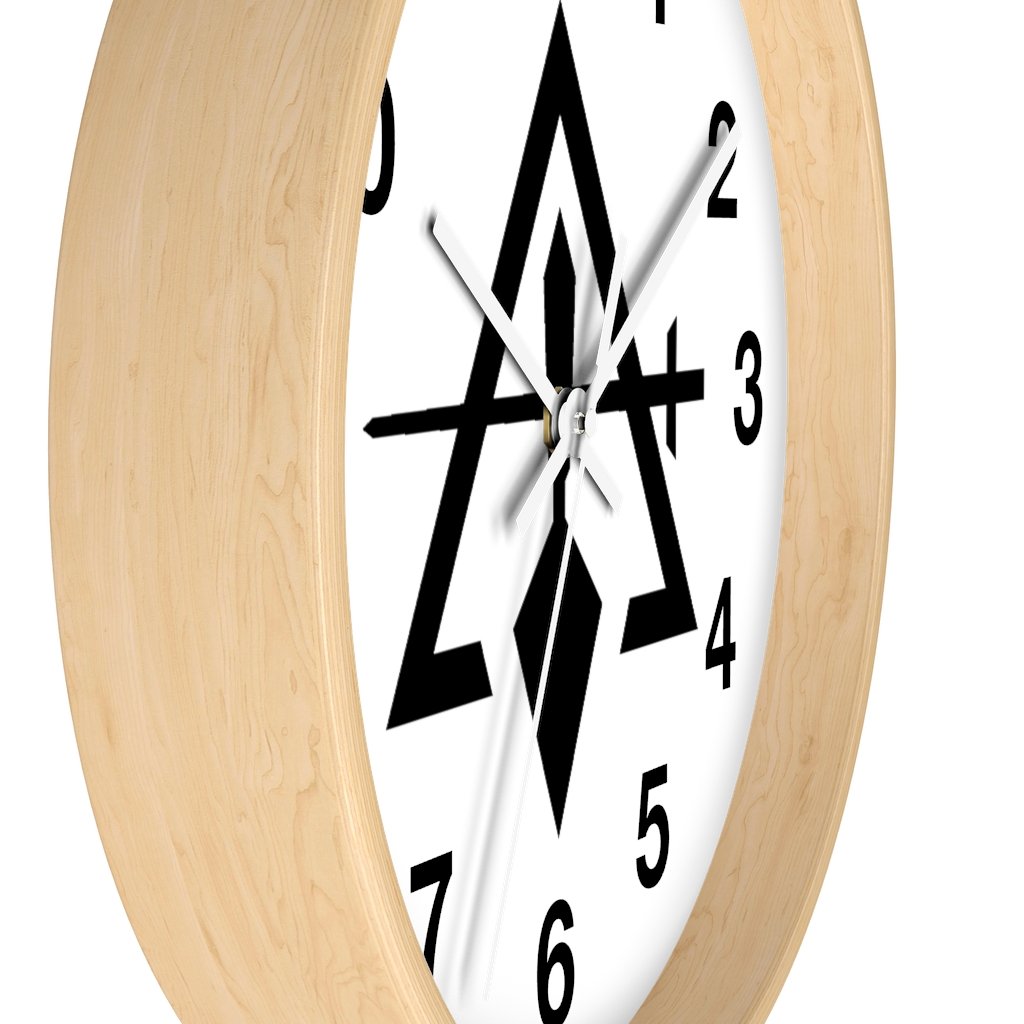 Council Clock - Wooden Frame - Bricks Masons