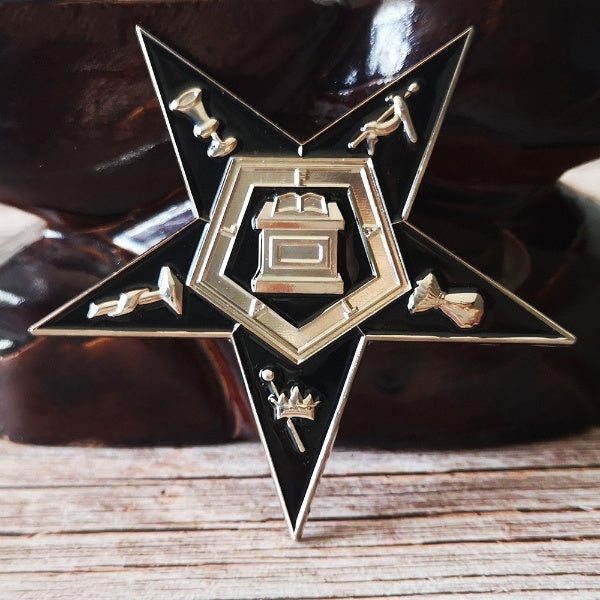 OES Car Emblem - Black - Bricks Masons