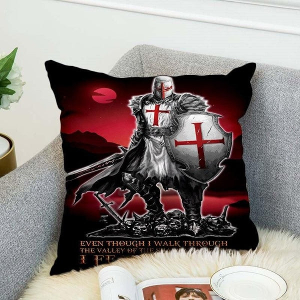 Knights Templar Commandery Pillowcase - Zipper Pillow cases - Bricks Masons