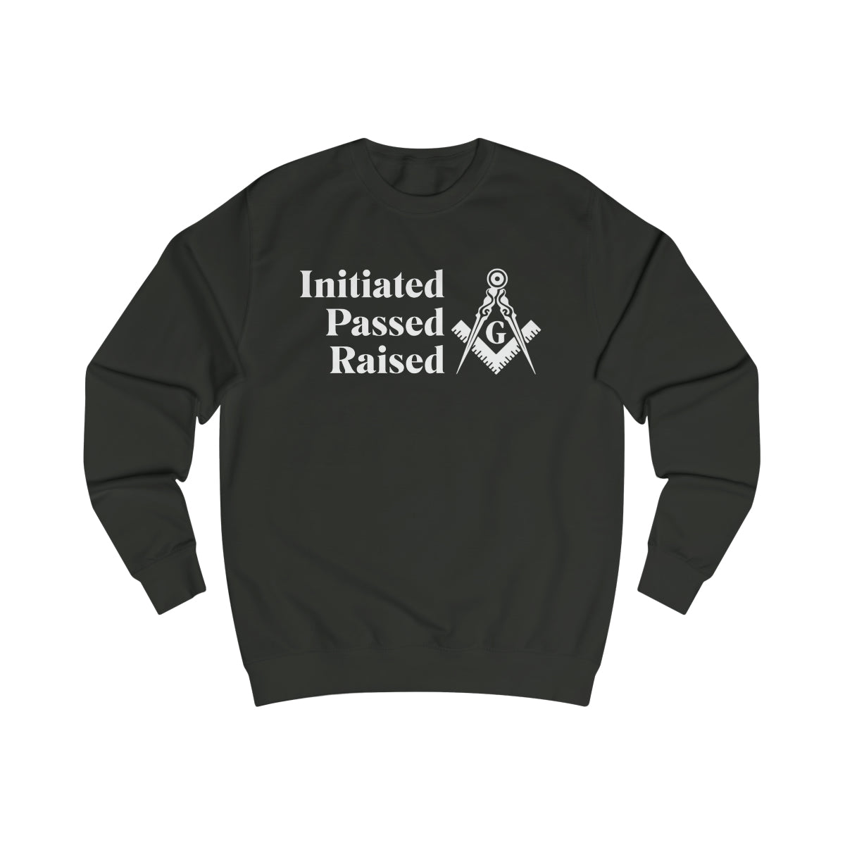 Master Mason Blue Lodge Sweatshirt - Initiated Passed Raised - Bricks Masons