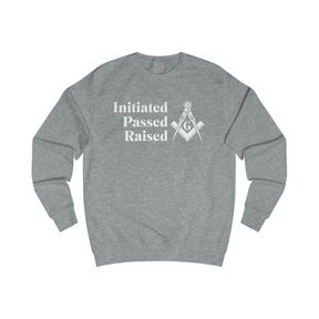 Master Mason Blue Lodge Sweatshirt - Initiated Passed Raised - Bricks Masons