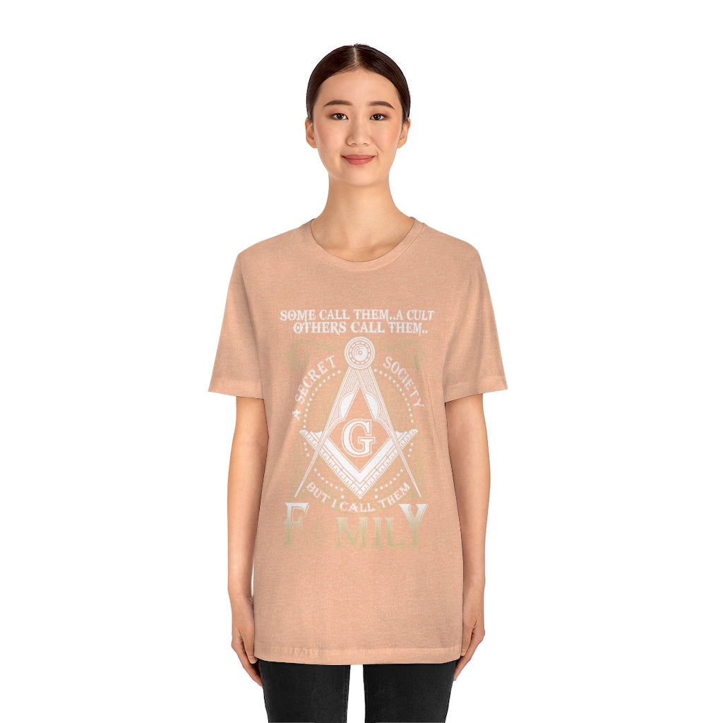 Masonic T-Shirt - I Call Them Family - Bricks Masons