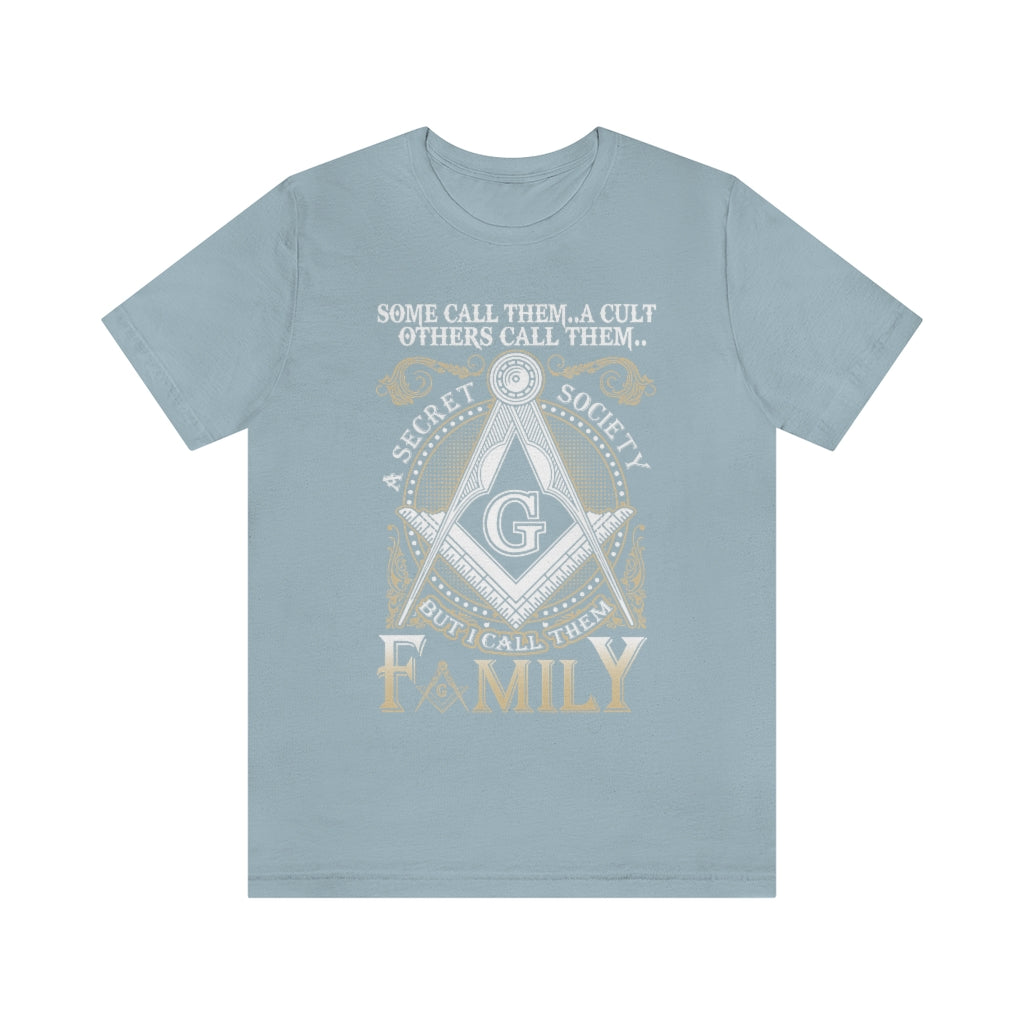 Masonic T-Shirt - I Call Them Family - Bricks Masons