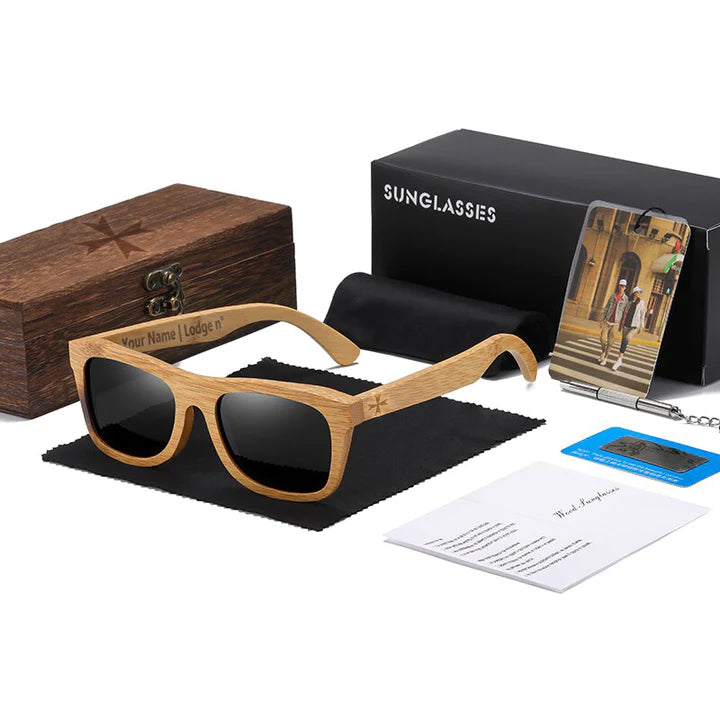 Order Of Malta Commandery Sunglasses - Various Lenses Colors - Bricks Masons