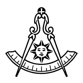 Past Master Blue Lodge California Regulation Ring - Black Tungsten - Bricks Masons