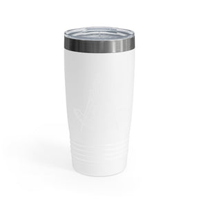Past Master Blue Lodge California Regulation Ringneck Tumbler - 20oz Various Colors - Bricks Masons