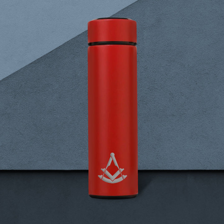 Past Master Blue Lodge Vacuum Flask - Various Colors - Bricks Masons