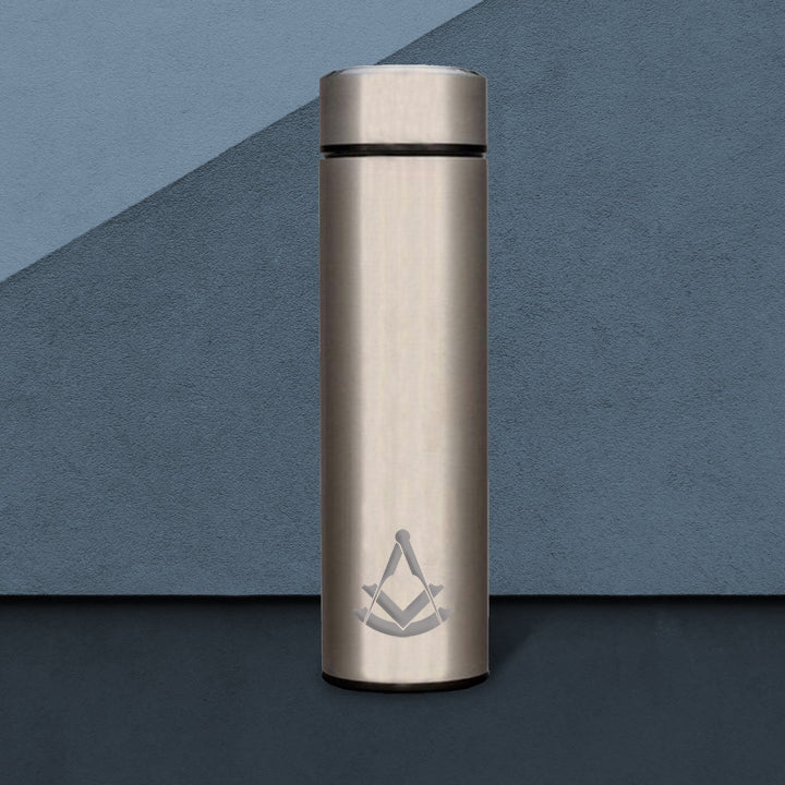 Past Master Blue Lodge Vacuum Flask - Various Colors - Bricks Masons