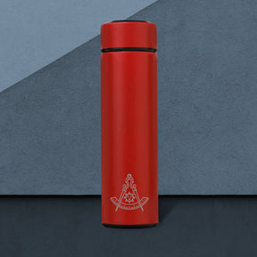 Past Master Blue Lodge California Regulation Vacuum Flask - Various Colors - Bricks Masons