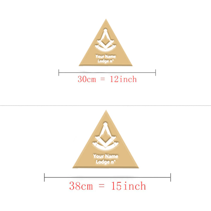 Past Master Blue Lodge Wall Monograms - Various Sizes - Bricks Masons