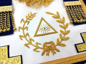 Craft Past Grand Chapter Full Dress Apron - Bricks Masons