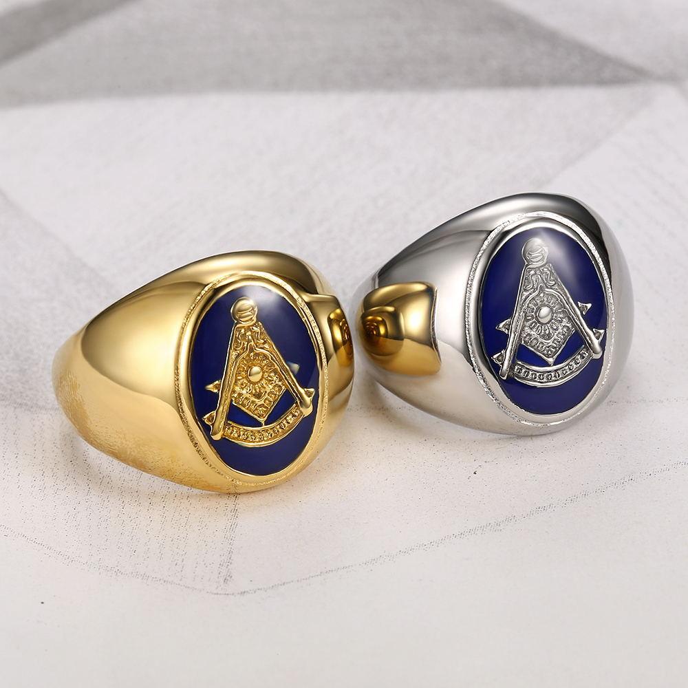 Past Master Ring, Gothic Cushion Design (L) – High Twelve Collection