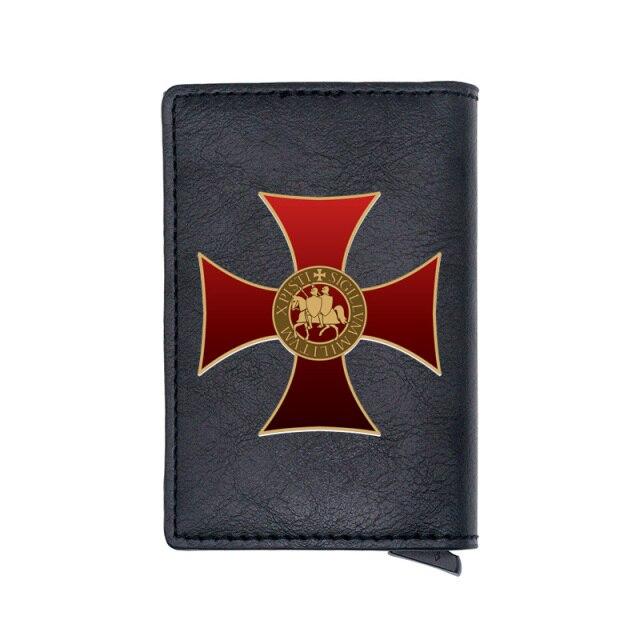 Knights Templar Commandery Wallet - Cross & Credit Card Holder (4 colors) - Bricks Masons