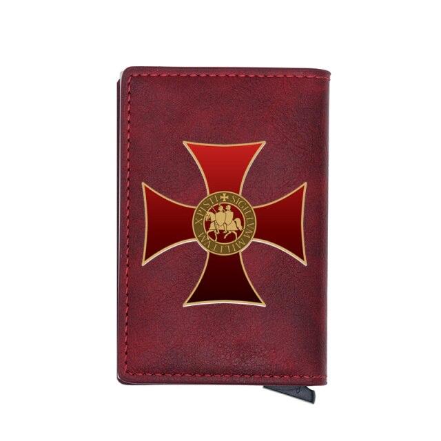 Knights Templar Commandery Wallet - Cross & Credit Card Holder (4 colors) - Bricks Masons