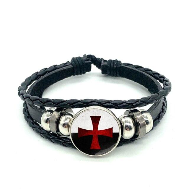 Knights Templar Commandery Bracelet - (12 designs) - Bricks Masons